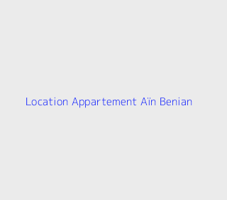 Location Appartement F3 Alger